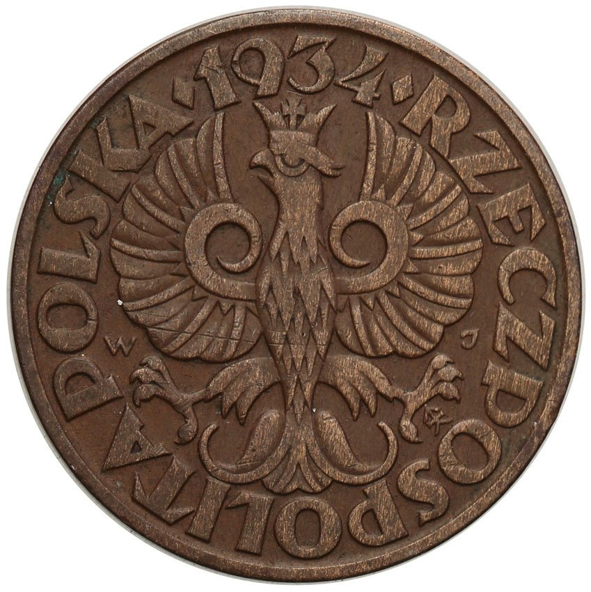 II RP. 5 groszy 1934